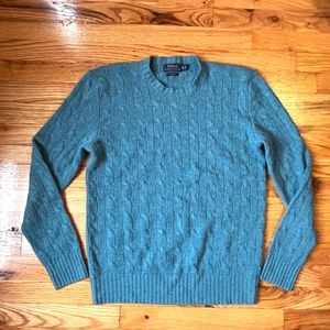 Polo Ralph Lauren cashmere cable knit sweater